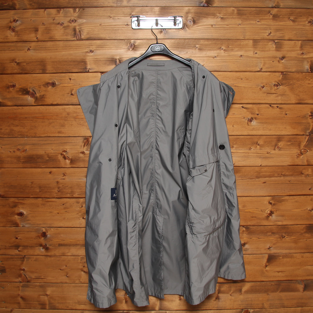 Aquascutum Trench Grigio Taglia XXL Uomo