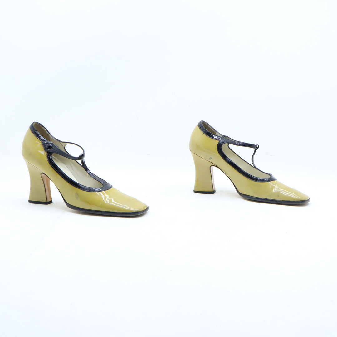 Prada Décolleté Giallo Eu 37 Donna