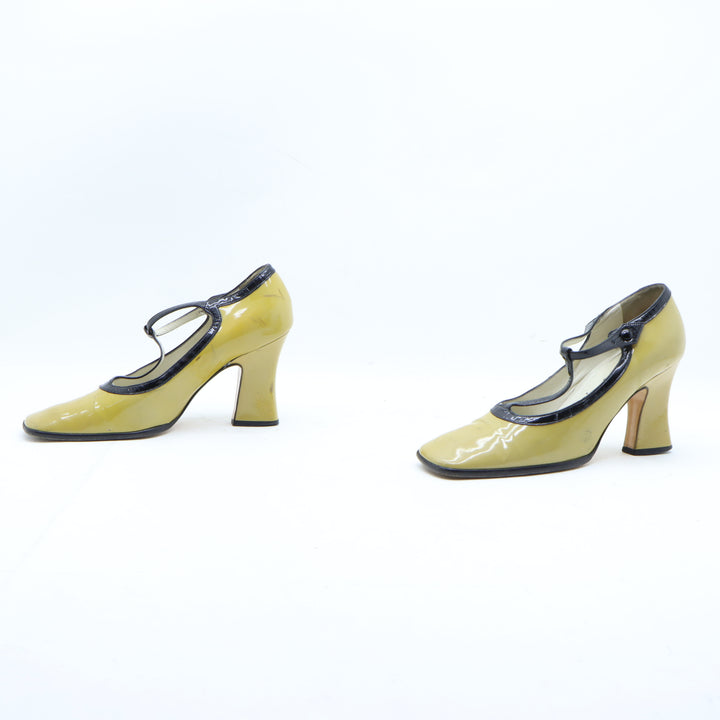 Prada Décolleté Giallo Eu 37 Donna