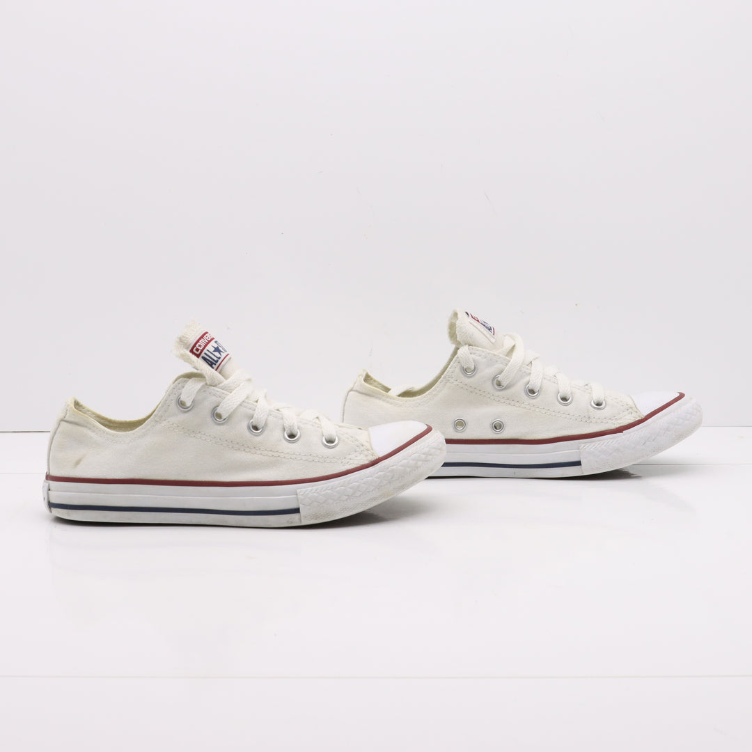 Converse All Star Basse Bianche Eur 34 Youth