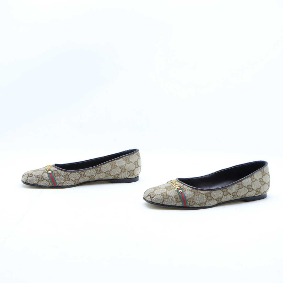 Gucci Ballerine Marrone Eu 38 Donna