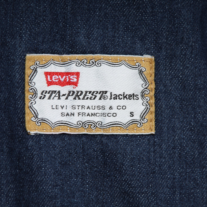Levi's 71525 Sta-Prest Giacca di Jeans Denim Taglia S Unisex
