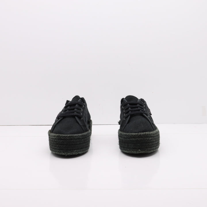 Superga Platform Basse Nero Eur 36 Unisex