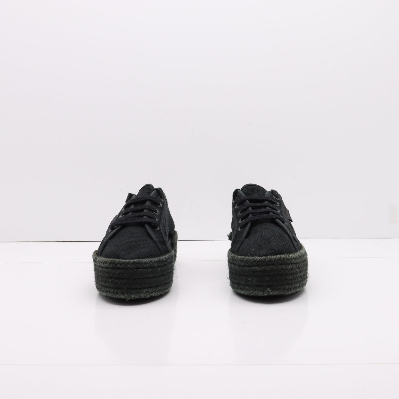Superga Platform Basse Nero Eur 36 Unisex