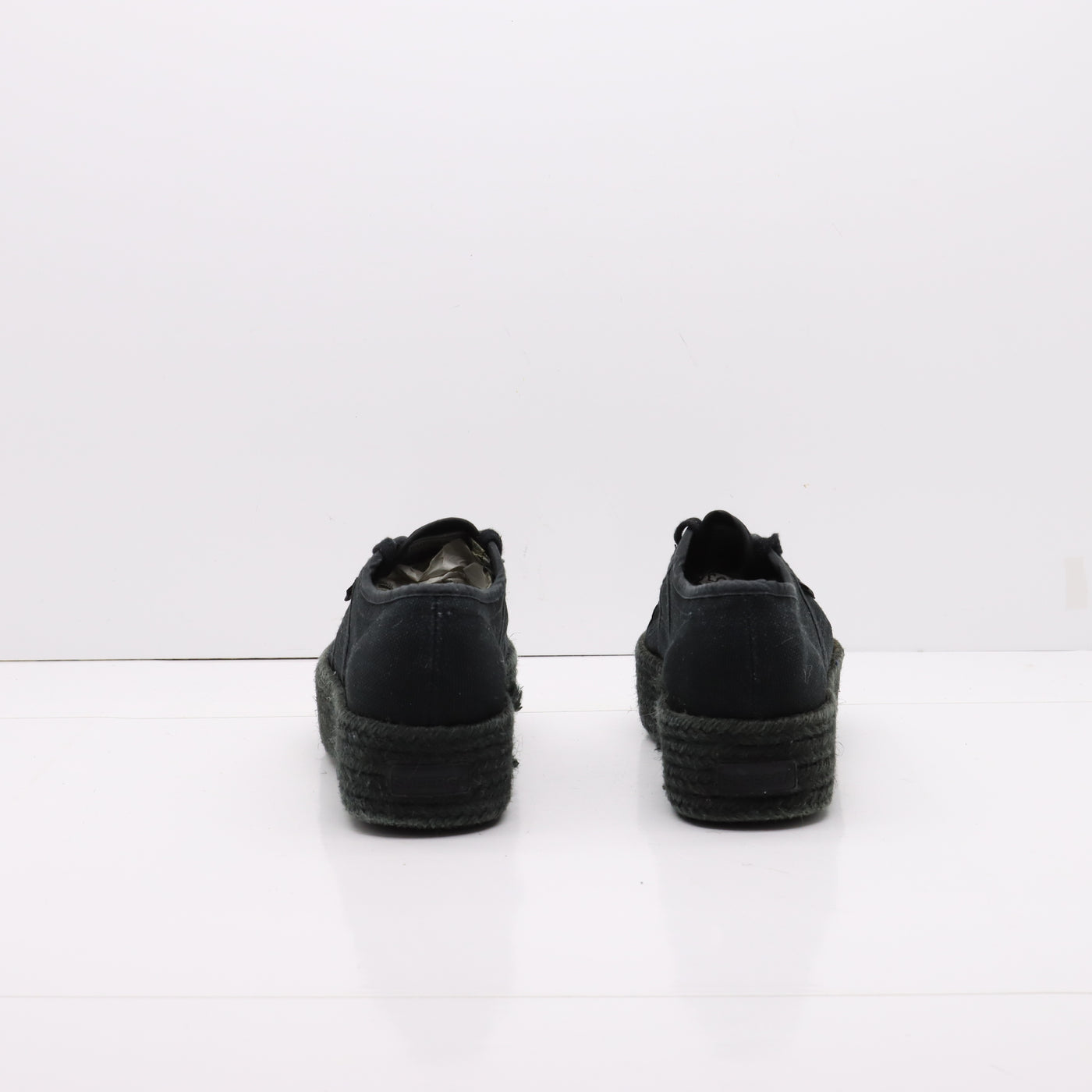 Superga Platform Basse Nero Eur 36 Unisex