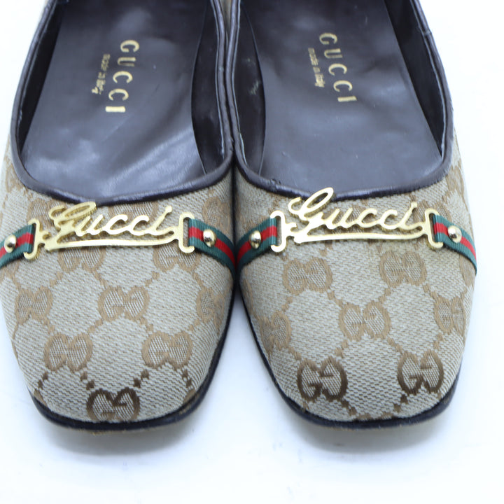 Gucci Ballerine Marrone Eu 38 Donna