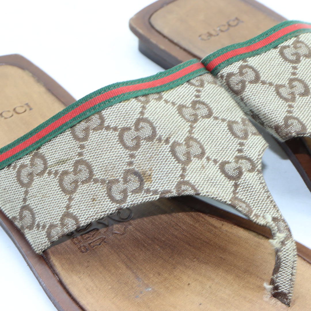 Gucci Infradito Marrone Eu 38 Donna