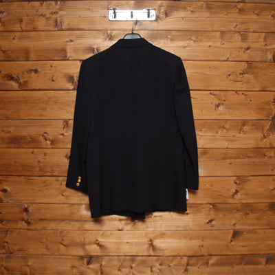 Aquascutum Giacca Doppio Petto Nero Taglia 10 Donna