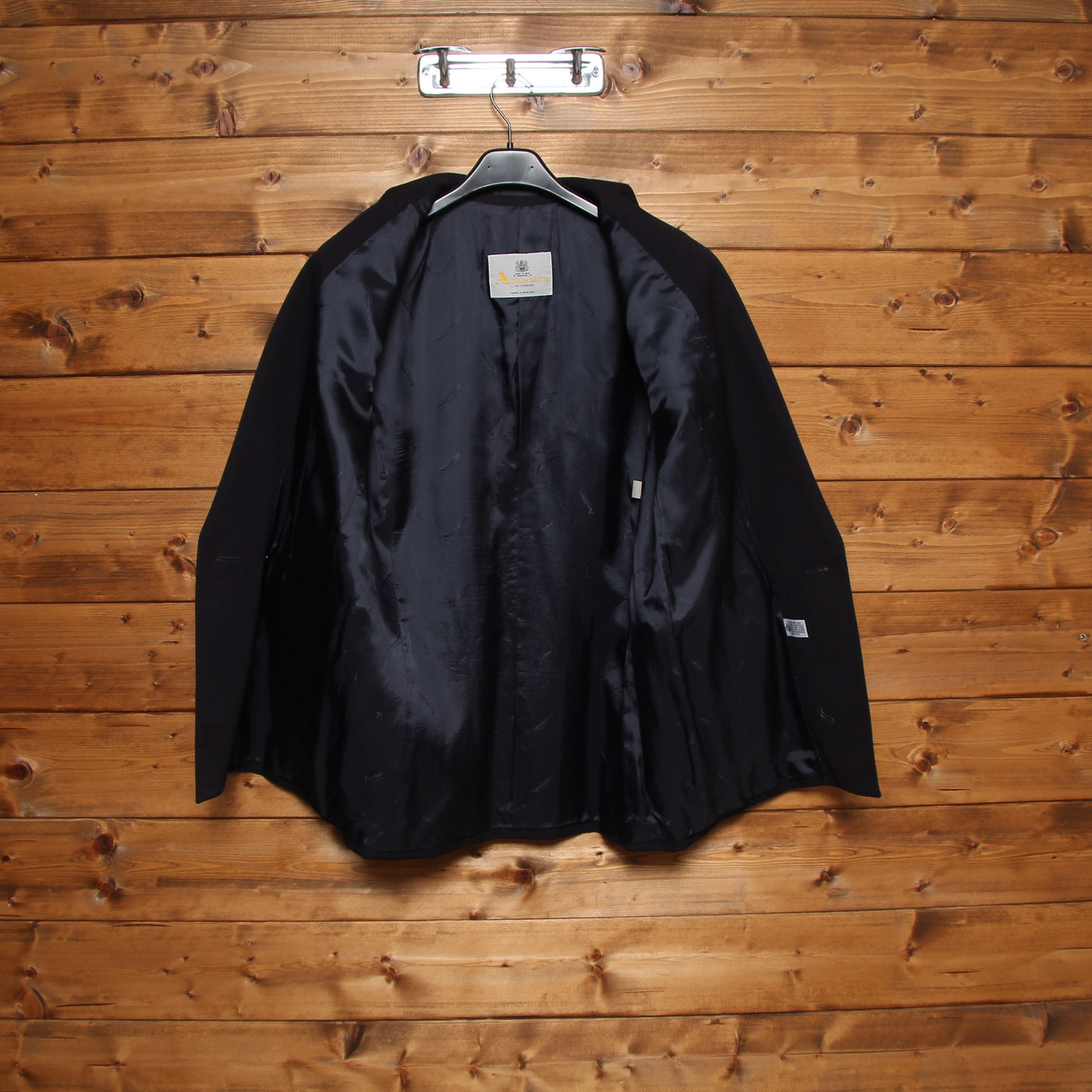 Aquascutum Giacca Doppio Petto Nero Taglia 10 Donna