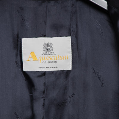 Aquascutum Giacca Doppio Petto Nero Taglia 10 Donna