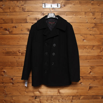 Dur o Jack by Schott Cappotto Doppio Petto Nero Taglia M Unisex