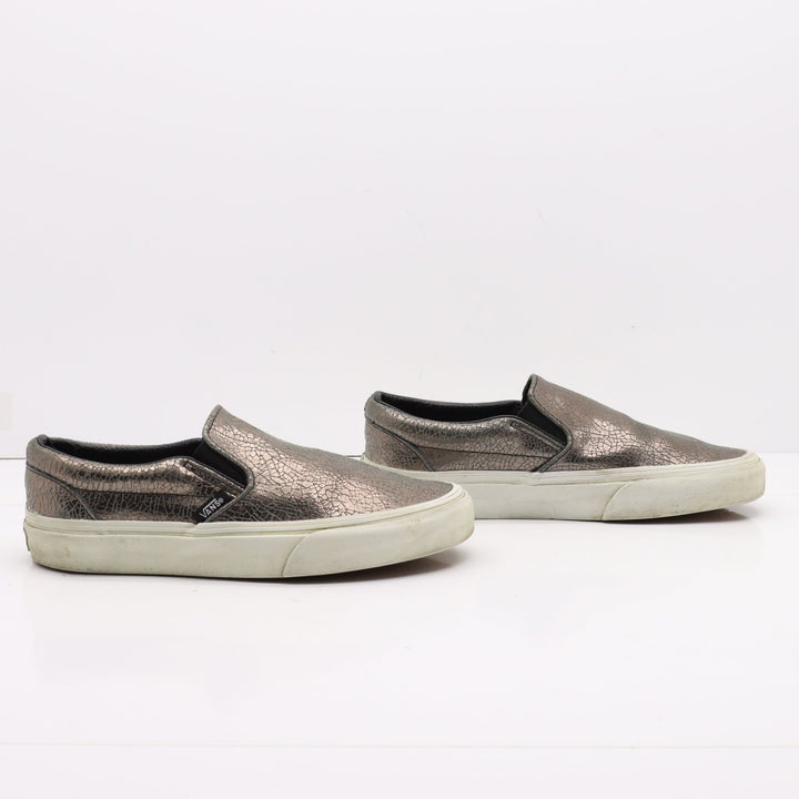 Vans Slip On Basse Oro Metallizzato Eur 36 Unisex