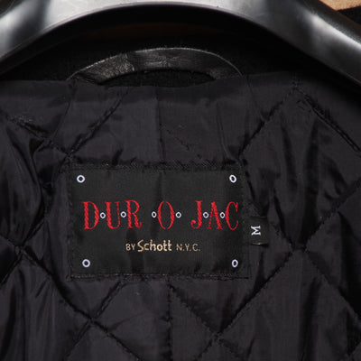 Dur o Jack by Schott Cappotto Doppio Petto Nero Taglia M Unisex