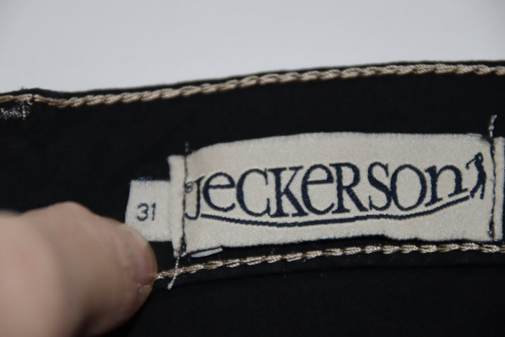 Jeckerson Pantalone Nero W31 Donna Deadstock w/Tags