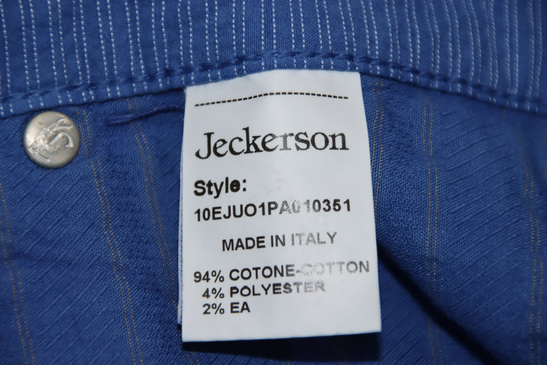 Jeckerson Pantalone Blu W31 Unisex Deadstock