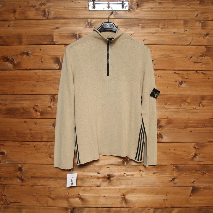 Stone Island Maglione Beige Taglia L Uomo