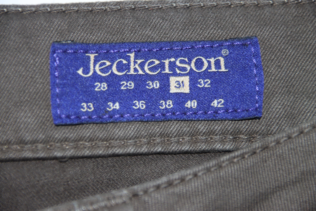 Jeckerson Pantalone Slim Fit Marrone W31 Unisex Deadstock W/Tags