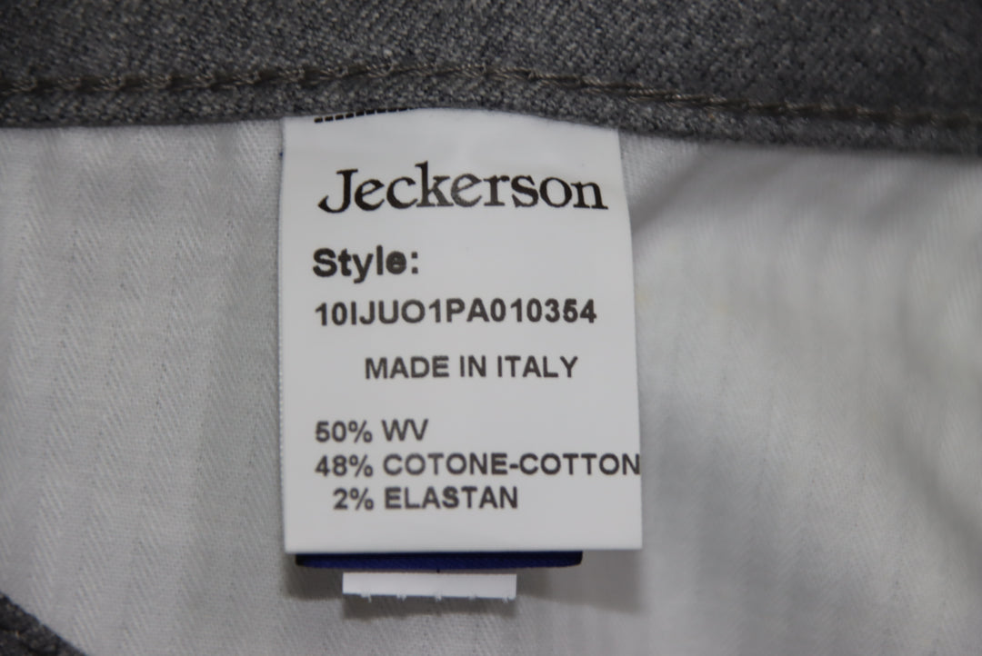 Jeckerson Pantalone Grigio W31 Unisex Deadstock W/Tags