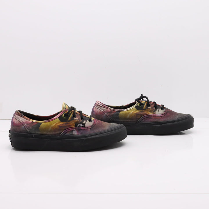 Vans Authentic Basse Nere Floreali Eur 36.5 Unisex