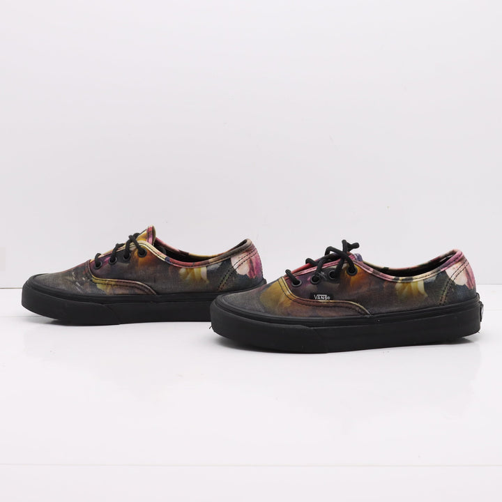 Vans Authentic Basse Nere Floreali Eur 36.5 Unisex