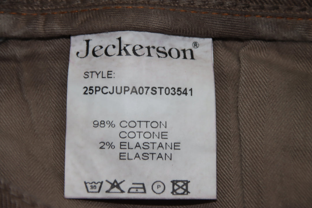 Jeckerson Pantalone Marrone W32 Uomo Deadstock W/Tags
