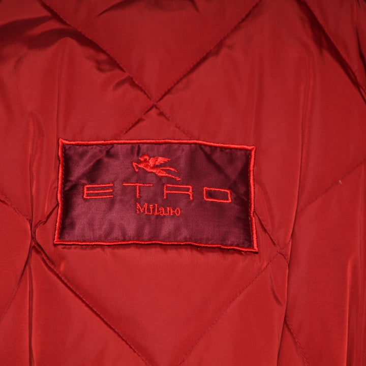 Etro Milano Giacca Bomber Verde Taglia XL Uomo