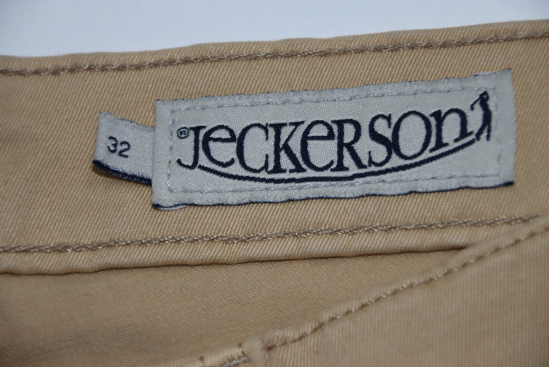 Jeckerson Pantalone Beige W32 Donna Deadstock W/Tags