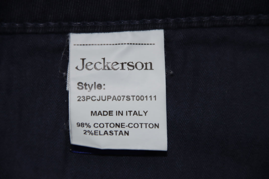Jeckerson Pantalone Slim Fit Blu W32 Donna Deadstock W/Tags