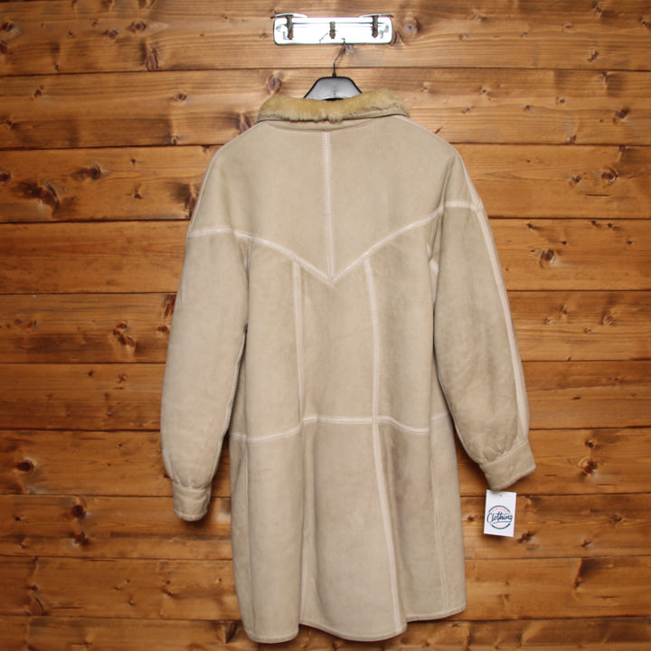 Original Shearling Montone Beige Taglia 46 Donna