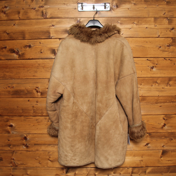 Shearling Montone Beige Taglia 48 Donna