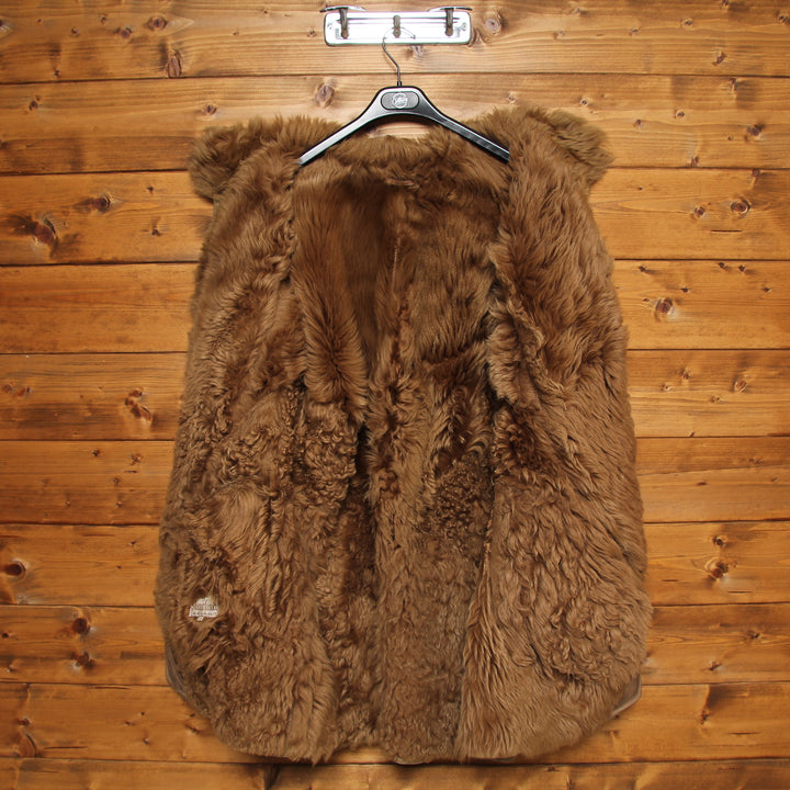 Shearling Montone Beige Taglia 48 Donna