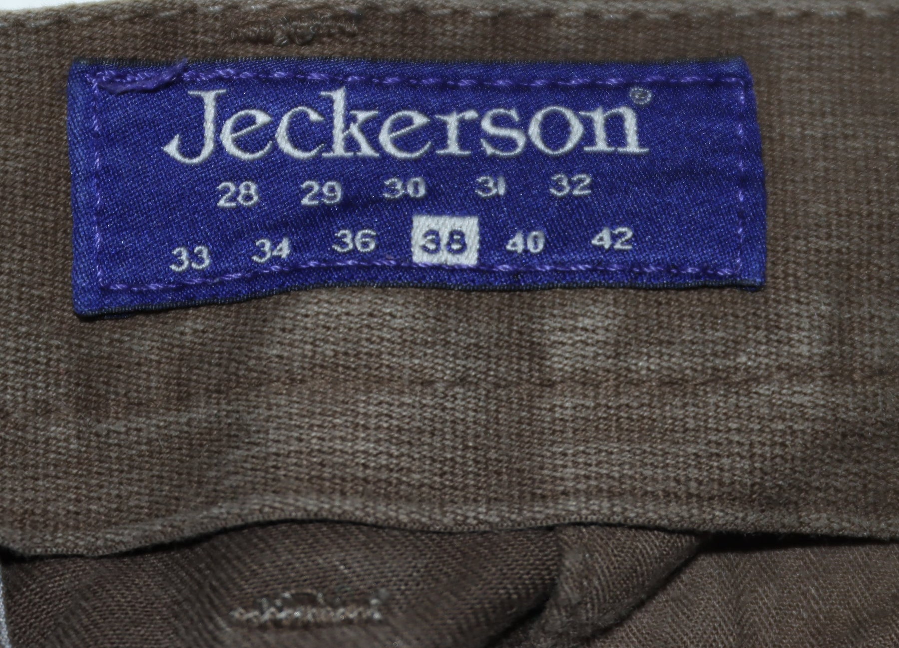 Jeckerson Taglia 33 Corrisponde Jeckerson Jeans Marrone Taglia 52