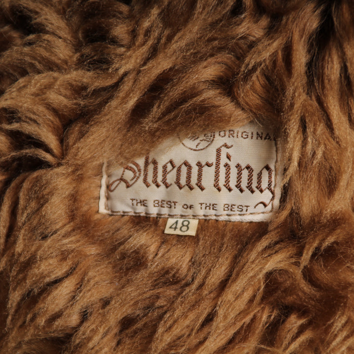 Shearling Montone Beige Taglia 48 Donna