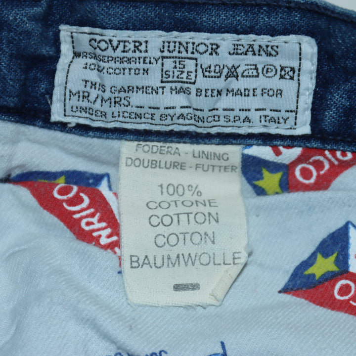 Enrico Coveri Mom Fit Jeans Vintage Denim 15y Bambino