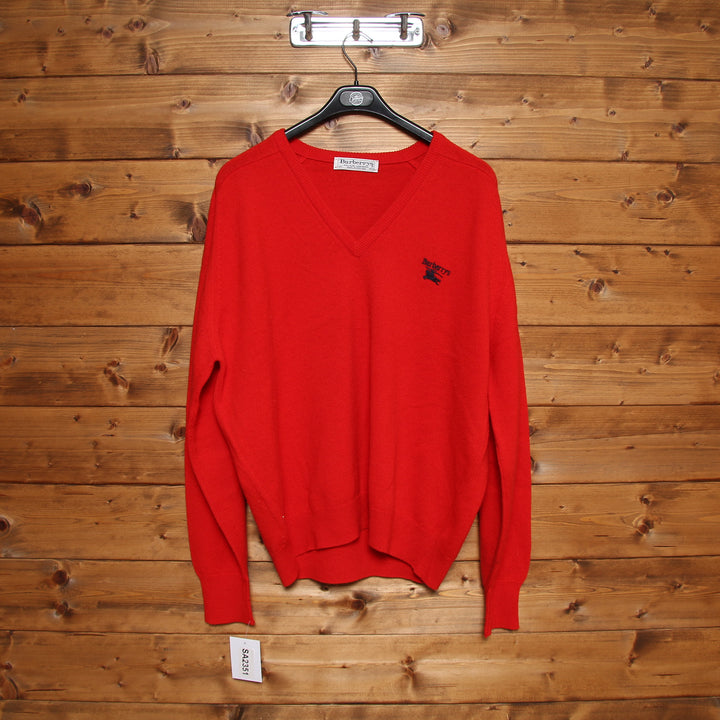Burberrys Maglione Rosso Taglia 48 Uomo