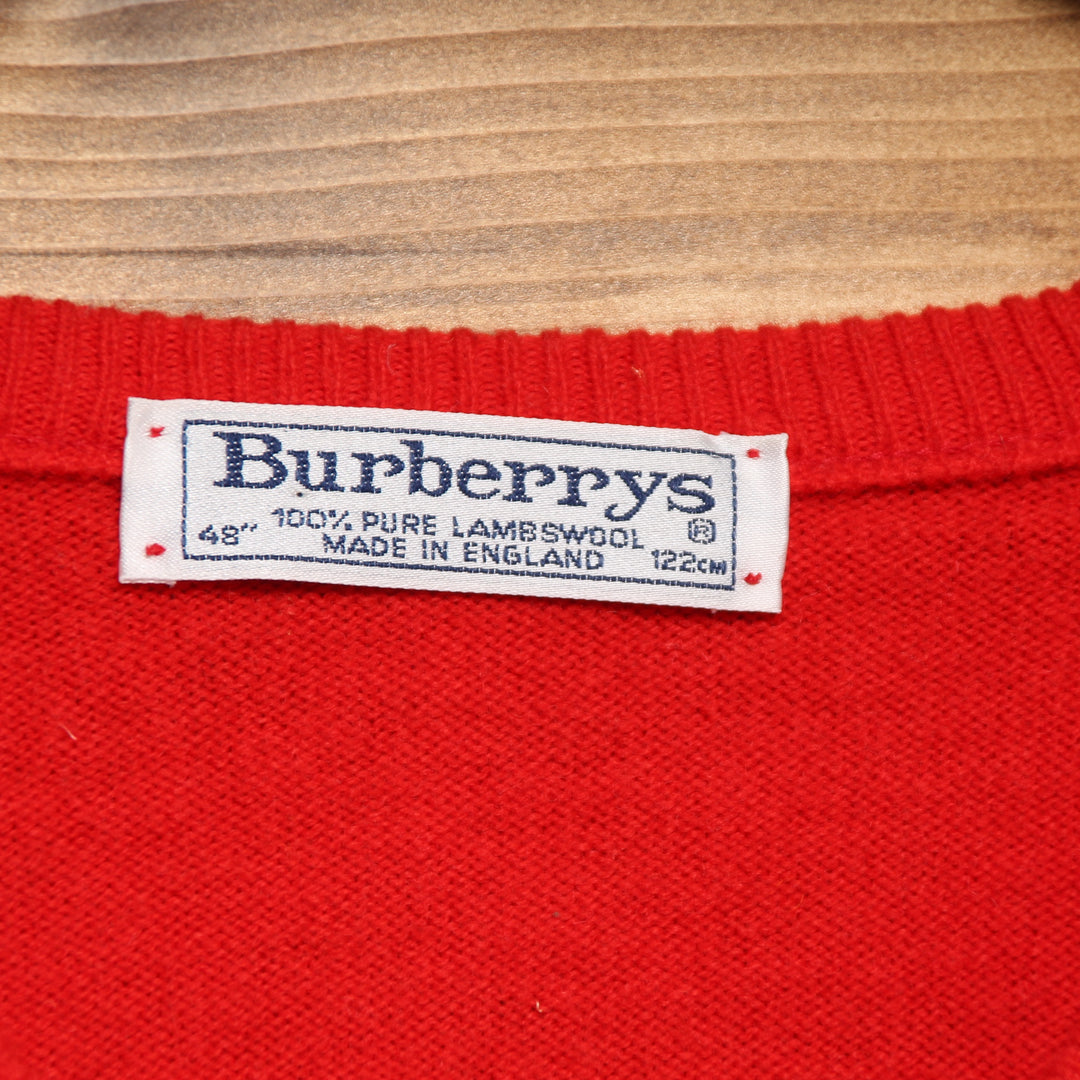 Burberrys Maglione Rosso Taglia 48 Uomo