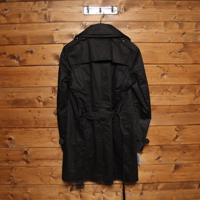 D&G Trench Doppio Petto Nero Taglia 50 Donna