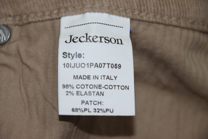 Jeckerson Pantalone Marrone W40 Uomo Deadstock W/Tags