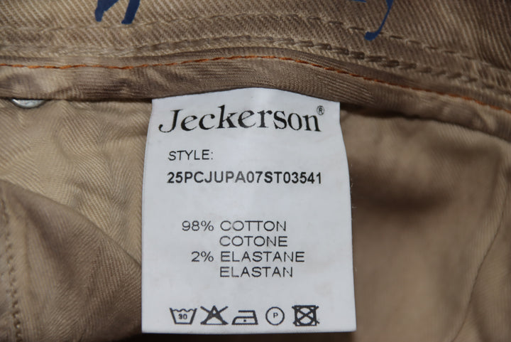 Jeckerson Pantalone Marrone W40 Uomo Deadstock W/Tags