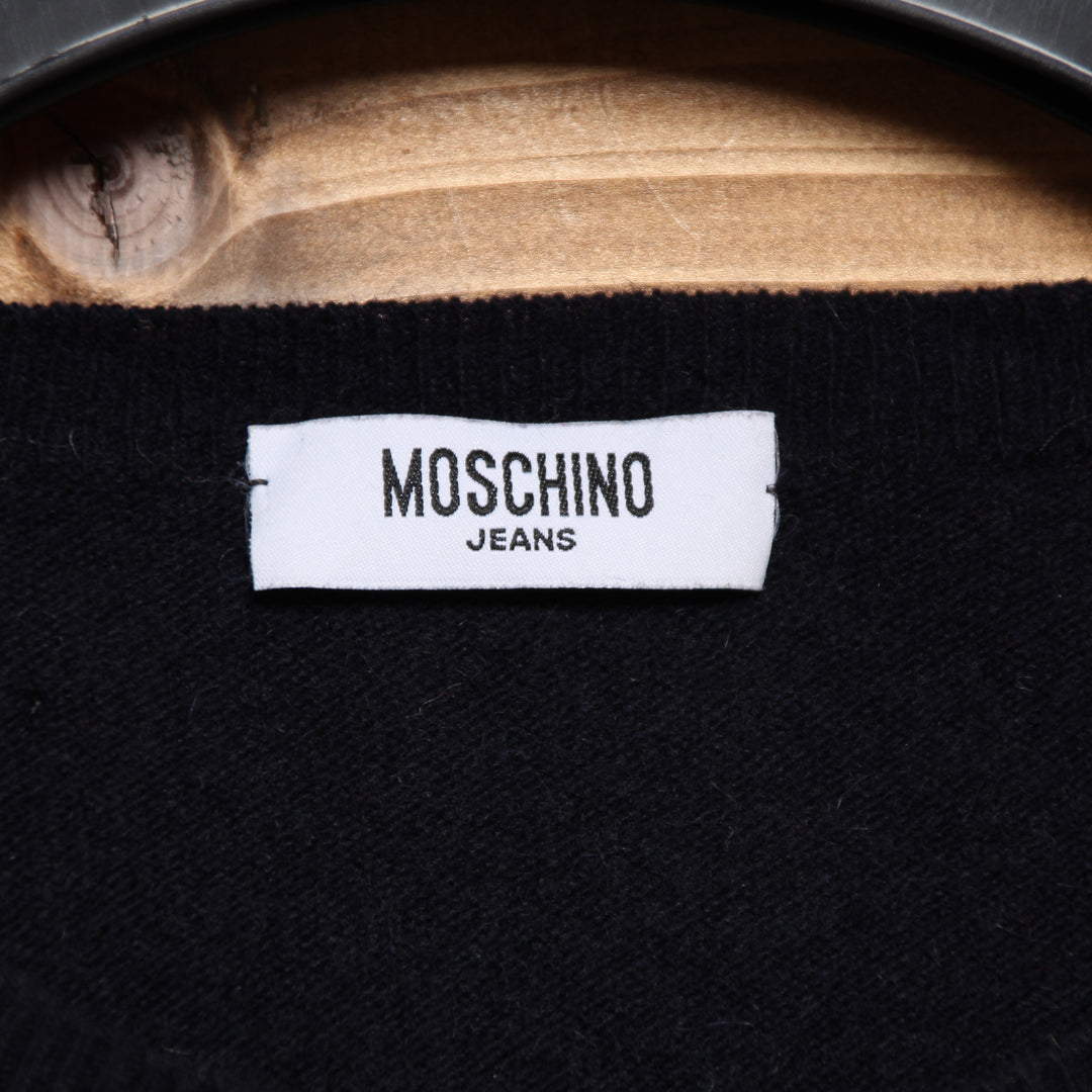 Moschino Jeans Maglione Blu Taglia XXL Uomo