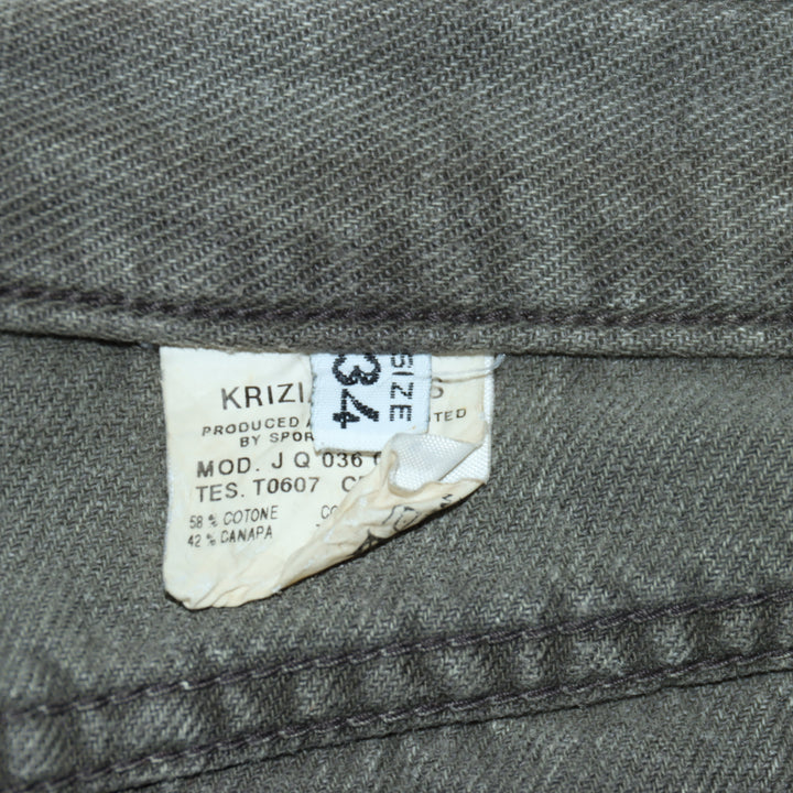 Krizia Mom Fit Jeans Grigio W34 Donna