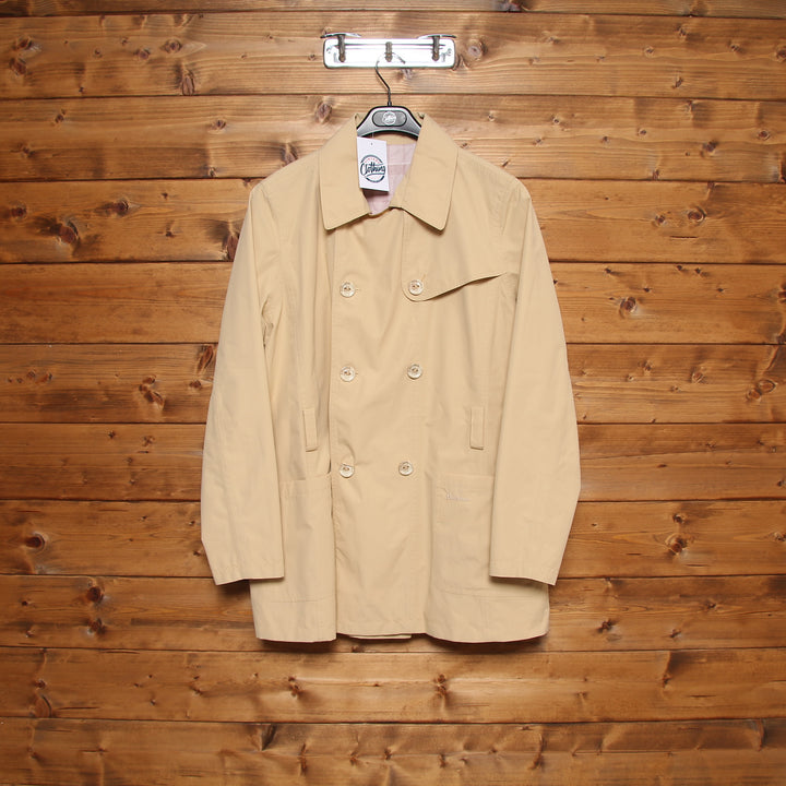 Barbour Trench Double Face Beige Taglia 46 Donna