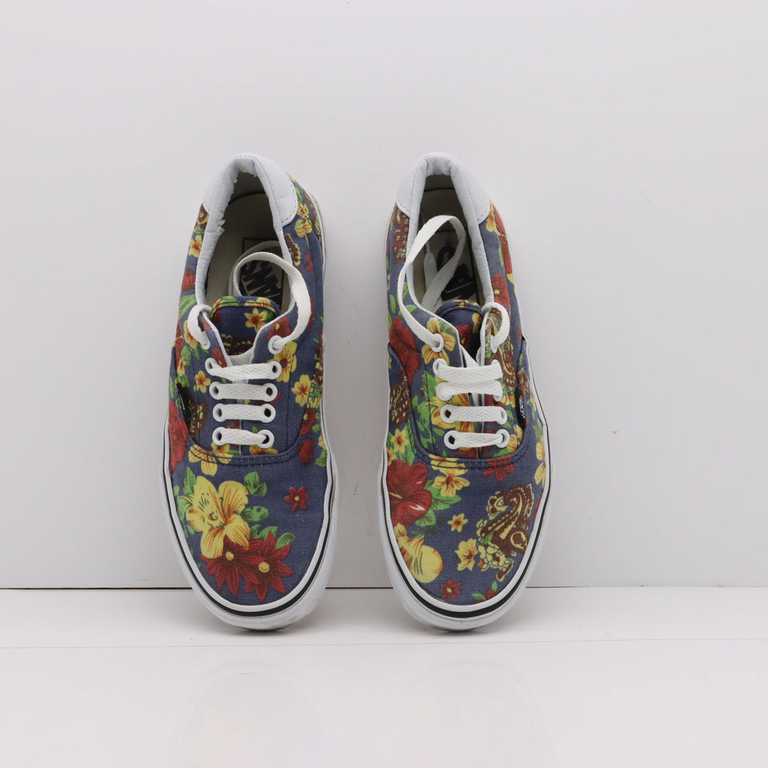 Vans Era Basse Blu a Fiori Eur 38.5 Unisex