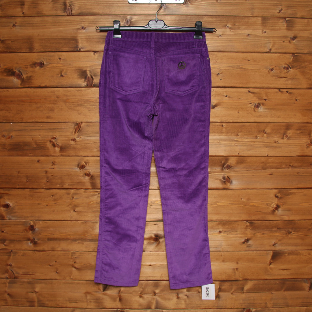 Moschino Jeans Pantalone Viola Taglia W30 Donna