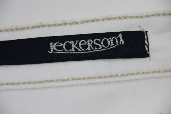 Jeckerson Pantalone Bianco W38 Uomo