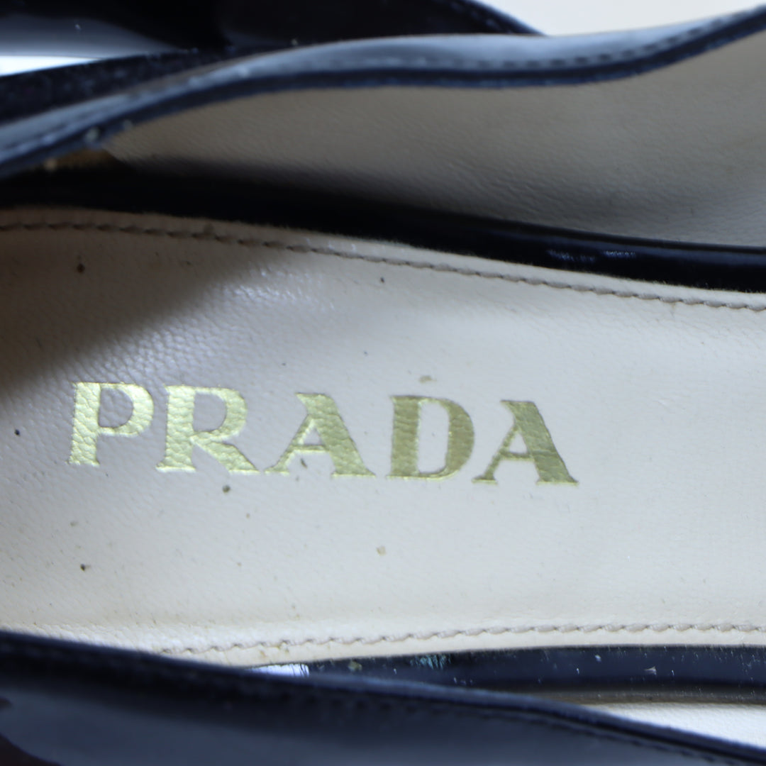 Prada Décolleté Nero Eu 35.5 Donna