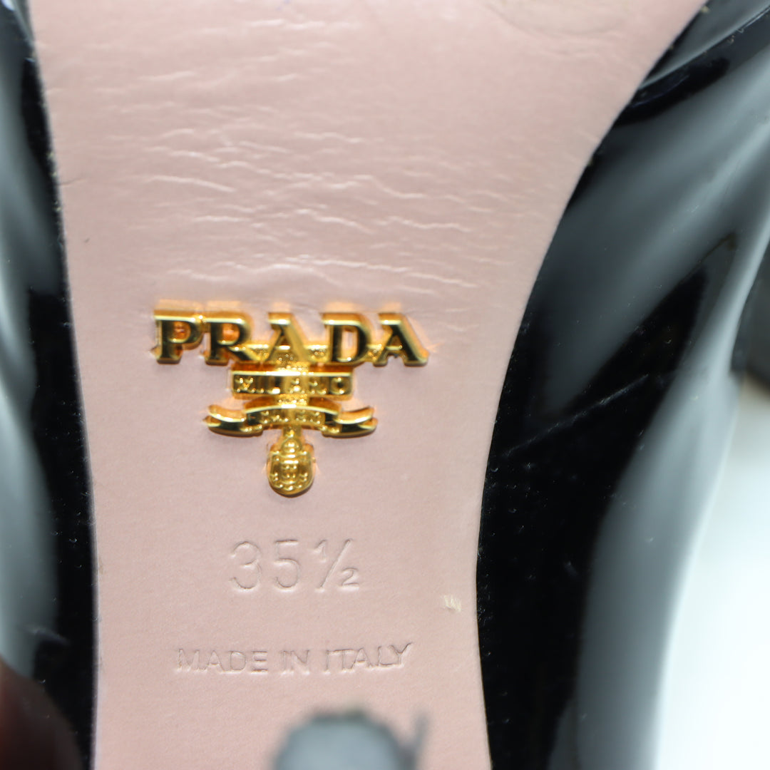 Prada Décolleté Nero Eu 35.5 Donna