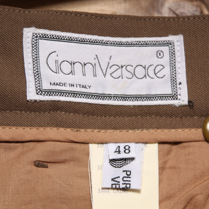 Gianni Versace Pantalone Marrone Taglia 48 Donna