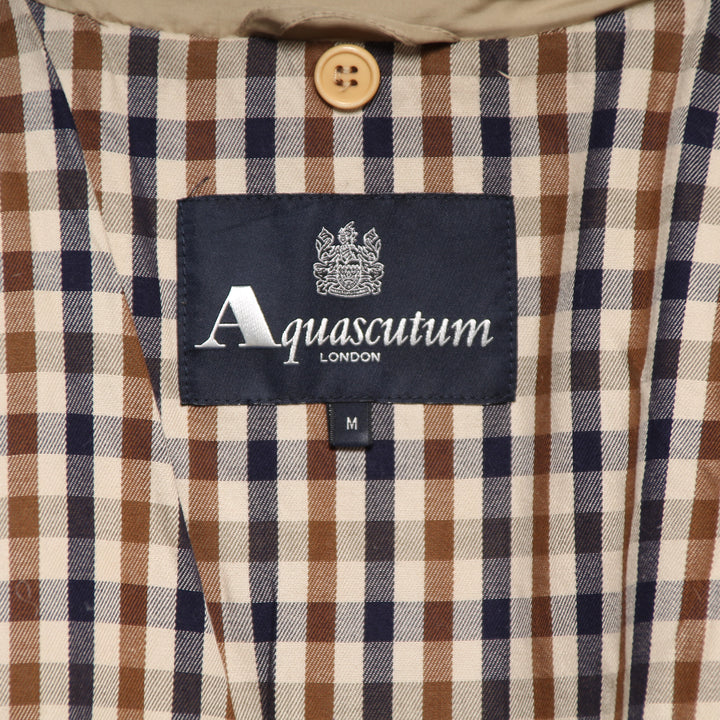 Aquascutum Giacca Piumino Vintage Beige Taglia M Donna