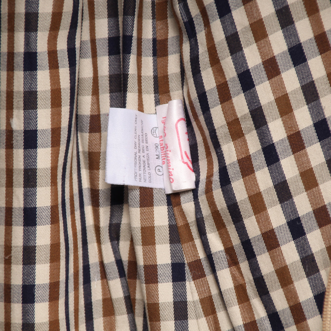 Aquascutum Giacca Piumino Vintage Beige Taglia M Donna